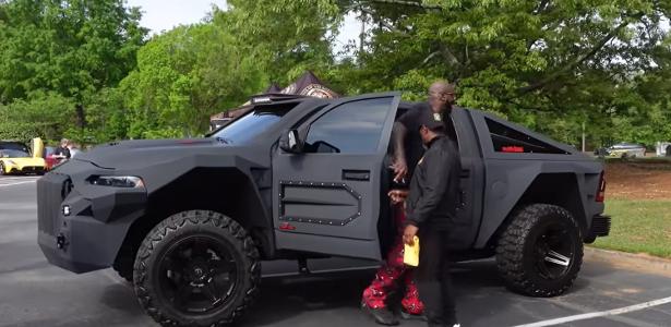 Picape do Apocalipse: como é blindado feito sob medida de Shaquille O'Neal
