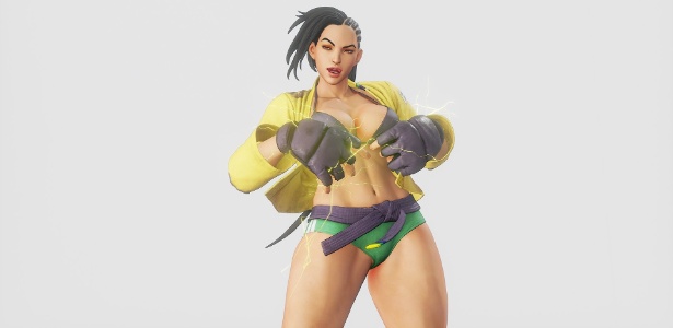 Novo traje de Laura em "Street Fighter V" tem potencial para render uma nova polêmica sobre a sexualização exagerada da personagem - Reprodução