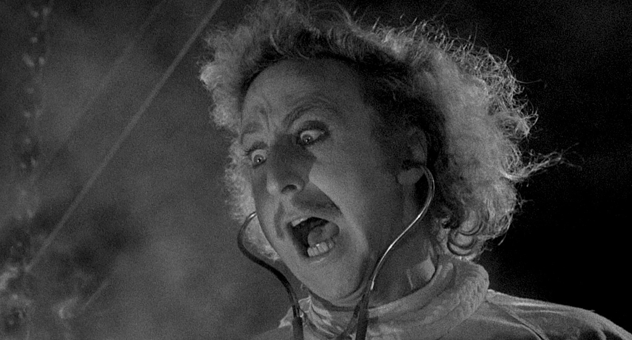 Gene Wilder em cena de "O Jovem Frankenstein" (1974) - Divulgação