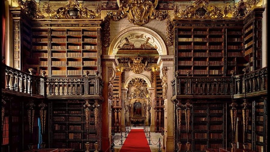 Biblioteca Joanina, em Coimbra (Portugal) - Divulgação