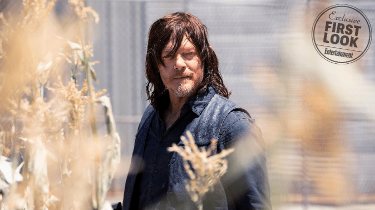 Daryl em cena da 9ª temporada de "The Walking Dead" - Reprodução - Reprodução