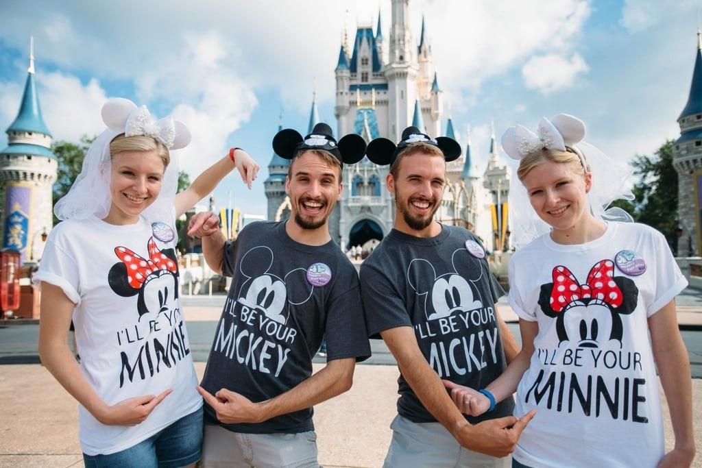 Gêmeos que se casaram com gêmeas passam lua de mel juntos na Disney; veja - Divulgação/Walt Disney World