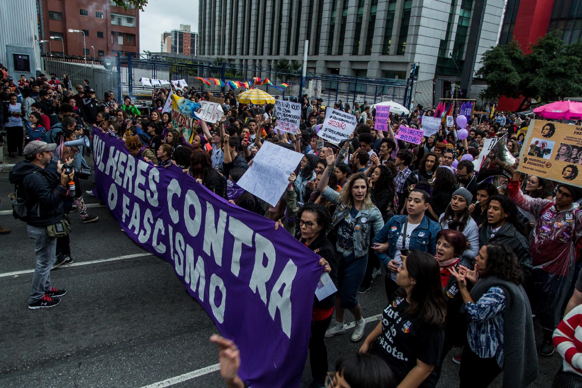 2º Ato Mulher contra o Fascismos - 06 de Outubro - CARLA CARNIEL/CÓDIGO19/ESTADÃO CONTEÚDO