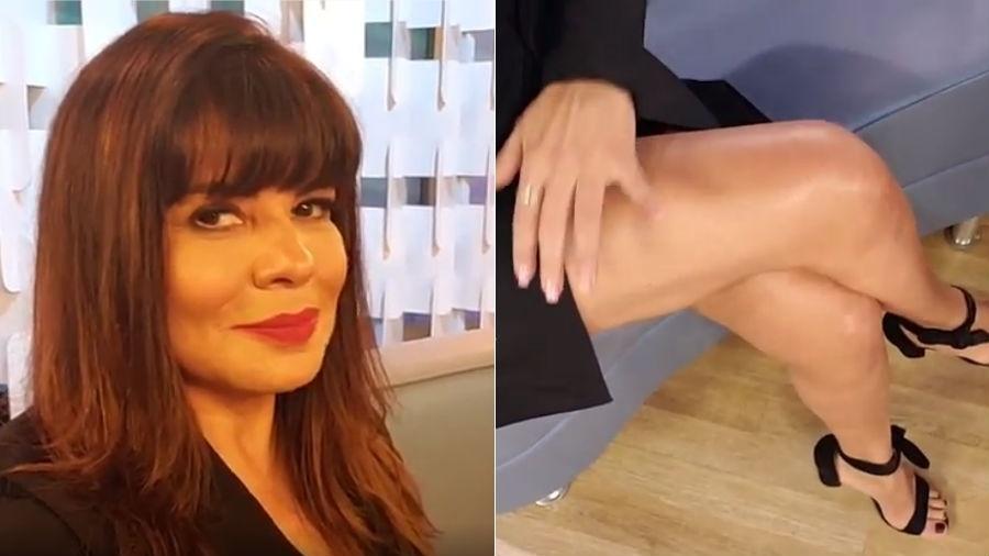 Mara Maravilha mostra as pernas - Reprodução/Instagram