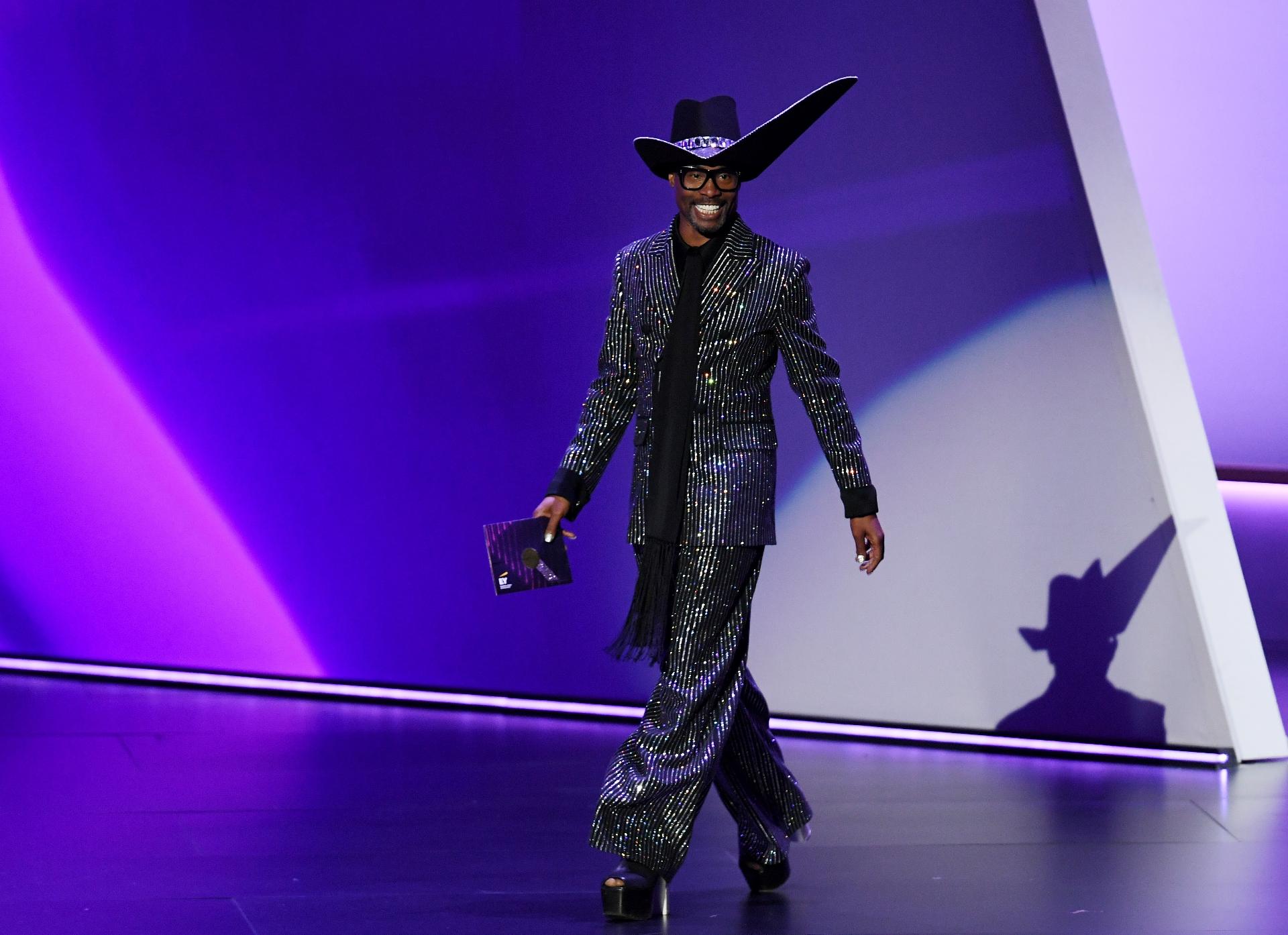 Billy Porter levou Emmy por melhor ator em série de drama por Pose - Kevin Winter/Getty Images