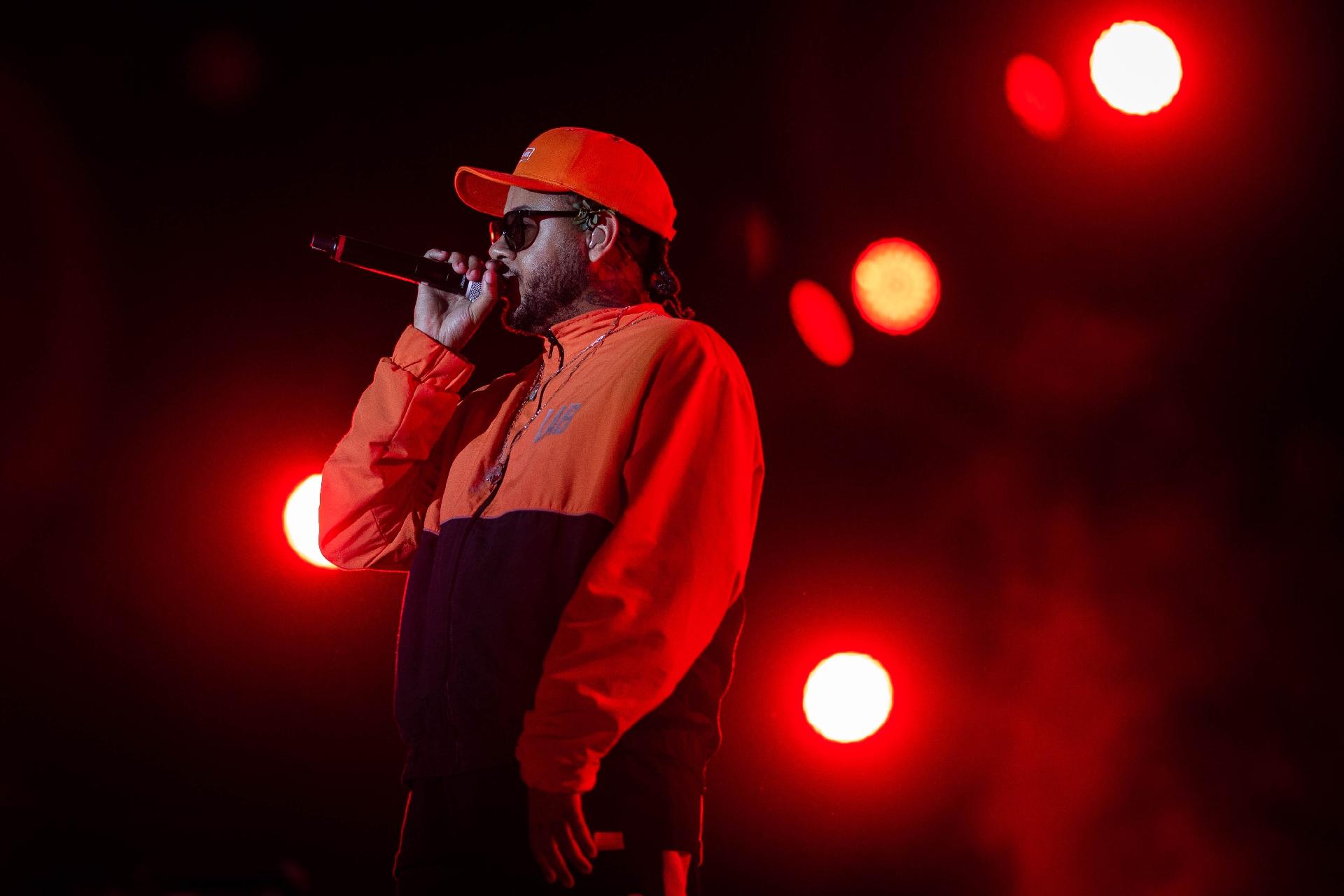 Emicida se apresenta no palco Sunset no Rock In Rio 2019 - Folhapress