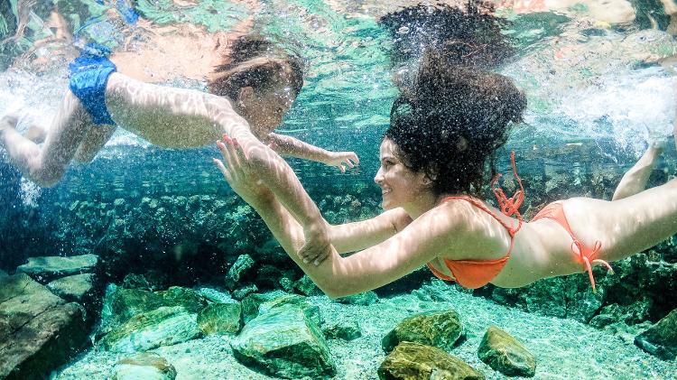 Parque das Fontes: atração para famílias em Rio Quente - Gabriel Boieras/Divulgação - Gabriel Boieras/Divulgação