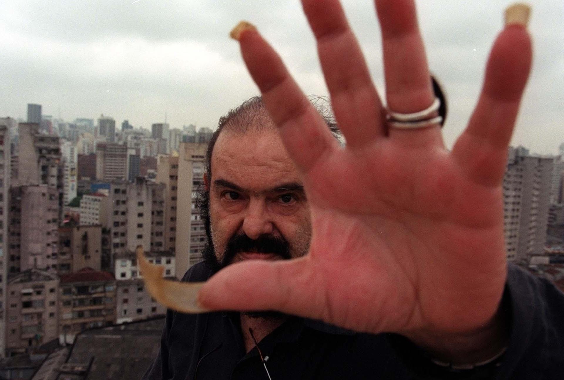 José Mojica Marins, o Zé do Caixão, em São Paulo - João Wainer/Folhapress