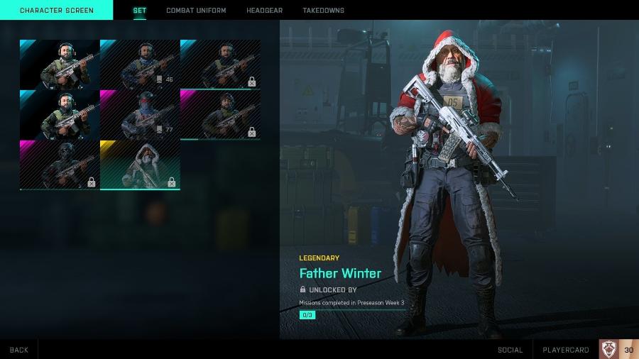 A polêmica skin Father Winter. Te lembra alguém? - Divulgação/EA