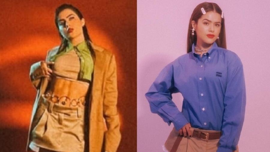 Jade Picon escolheu uma versão mais longa (e mais cara) da saia que Maisa vestiu no "Altas Horas" - Reprodução/Instagram