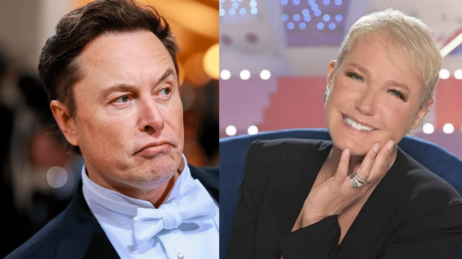 Elon Musk e Xuxa  - Reprodução/Montagem