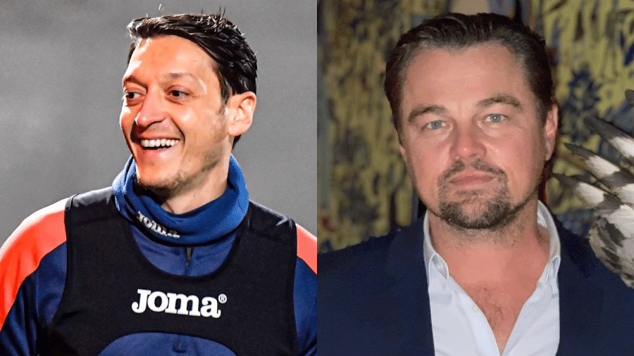 Mesut Özil brincou ao rebater resposta de Leonardo Di Caprio