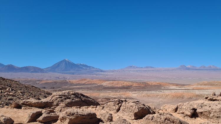 O vulcão Licancabur é um dos maiores da região do Atacama