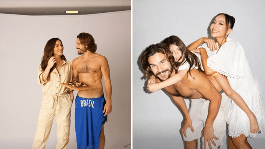 Sabrina e Nicolas tiram fotos juntos após anúncio de gravidez - Redes Sociais/Reprodução