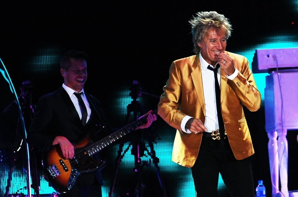 19.set.2015 - Rod Stewart faz show na arena Allianz Parque, em São Paulo - Reinaldo Canato/UOL