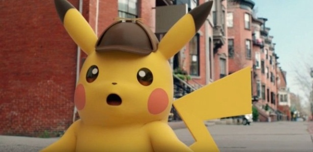Imagem de "Detective Pikachu"; game vai virar filme com atores de carne e osso - Reprodução