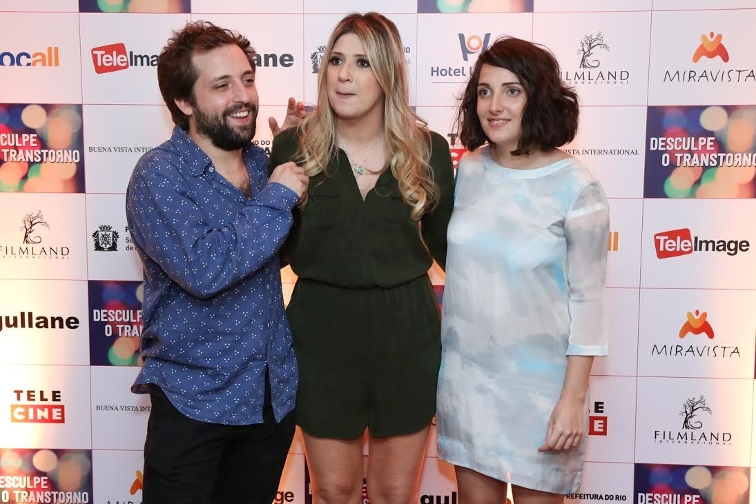 13.set.2016 - Gregorio Duviviver, Dani Calabresa e Clarice Falcão lançam filme - Roberto Filho/Brazil News