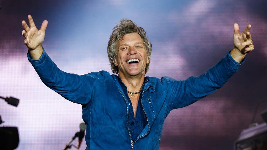 Jon Bon Jovi, vocalista do Bon Jovi, uma das atrações do Rock in Rio 2019 - Marco Antonio Teixeira/UOL