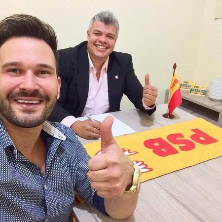 Marco Ruggiero em reunião do PSB - Reprodução/Instagram - Reprodução/Instagram