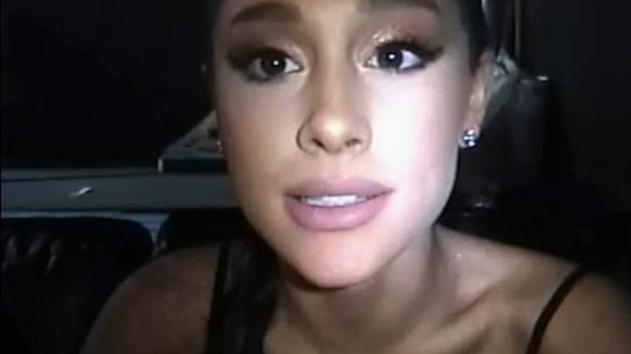 Ariana Grande durante a gravação do clipe de "Dangerous Woman Diaries" - Reprodução