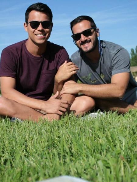 Amores e rivais: Bruno Grubertt (à esquerda) e Leandro Oliveira minimizam concorrência na TV - Reprodução/Instagram/leandrosioli