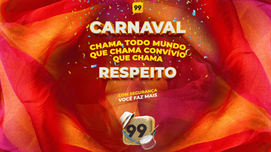 99 anuncia campanha #CarnavalSemAssédio - Reprodução