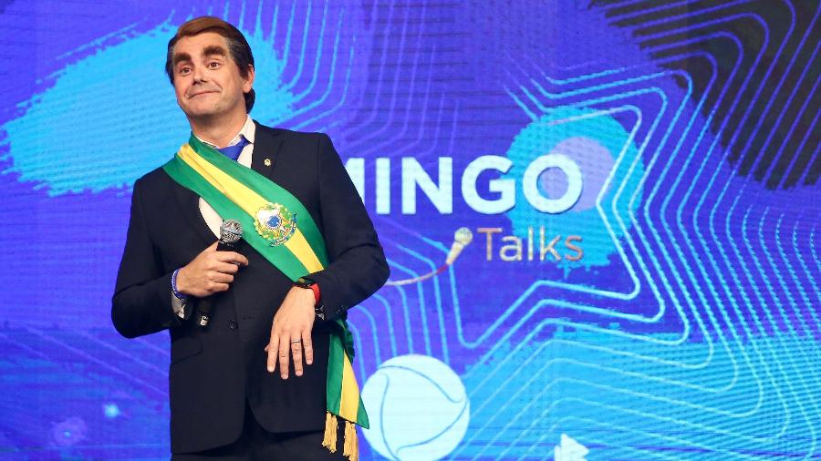 Humorista Carioca em evento "Domingo Talks", na sede da Record TV - Manuela Scarpa / Brazil News