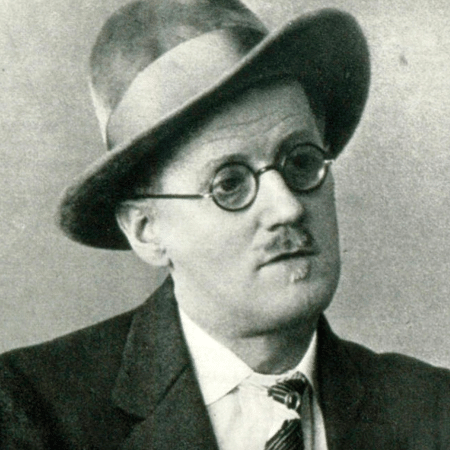 O escritor James Joyce - Arquivo
