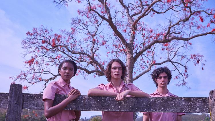 Fran (Iza Moreira), Chico (Michel Joelsas) e Alex (Caio Horowicz) em 'Boca a Boca', da Netflix - Divulgação/Netflix - Divulgação/Netflix