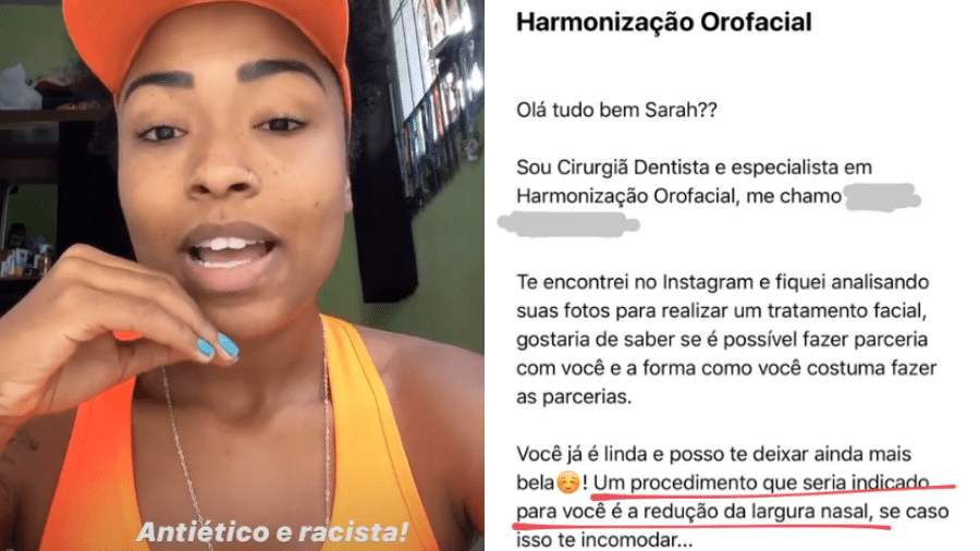 Participante do "De Férias com o Ex", Sarah Fonseca falou sobre proposta racista de cirurgia plástica - Reprodução/Instagram/@sarahafonseca