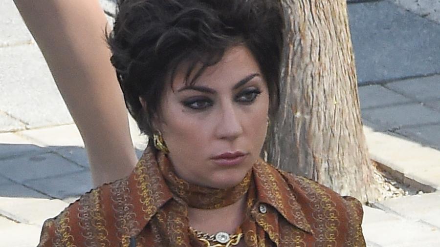 Lady Gaga como Patrizia Reggiani em "Casa Gucci" - MEGA/GC Images
