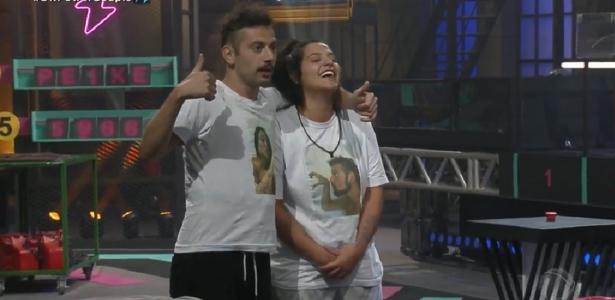 Power Couple: Gabi e Cartolouco ganham prova e viram casal power