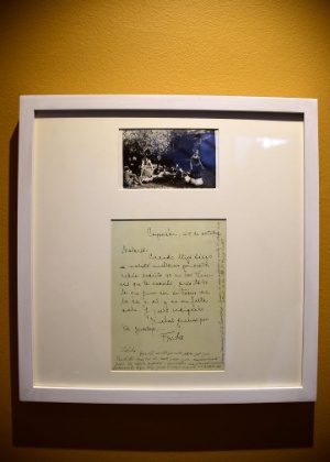 Carta escrita por Frida Kahlo - Ronaldo Schemidt/AFP Photo - Ronaldo Schemidt/AFP Photo
