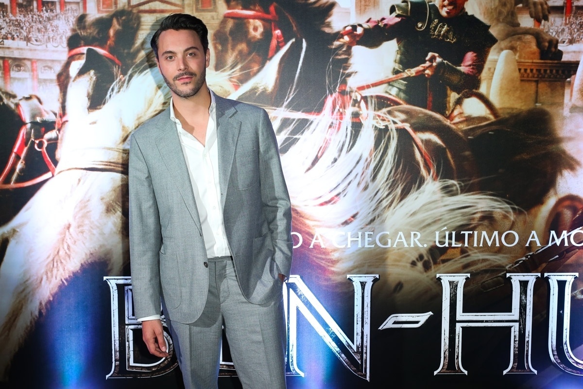 01.ago.2016 - Os ator Jack Huston, que interpreta Ben-Hur no filme homônio veio ao Brasil para a pré-estreia do longa-metragem - Manuela Scarpa/Brazil News