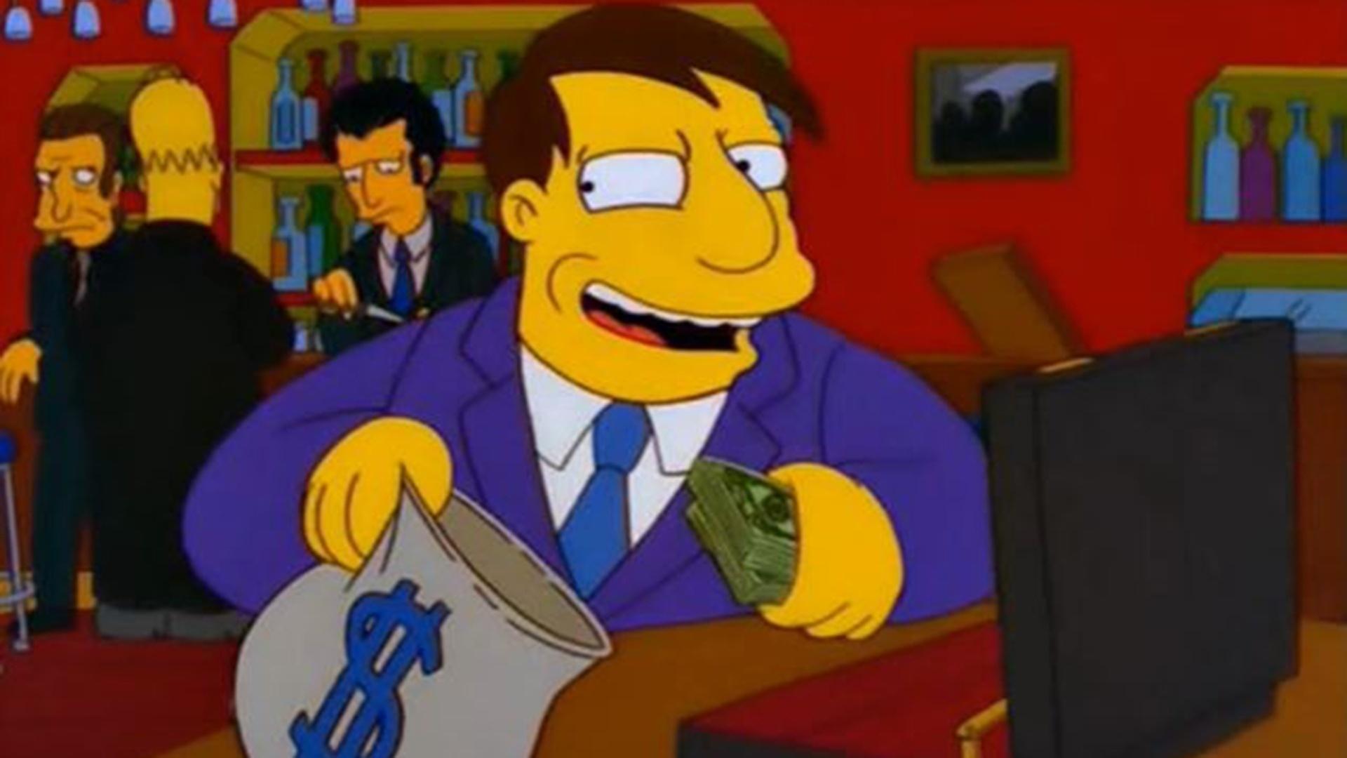 Cena da série "Os Simpsons" (1989) - Reprodução