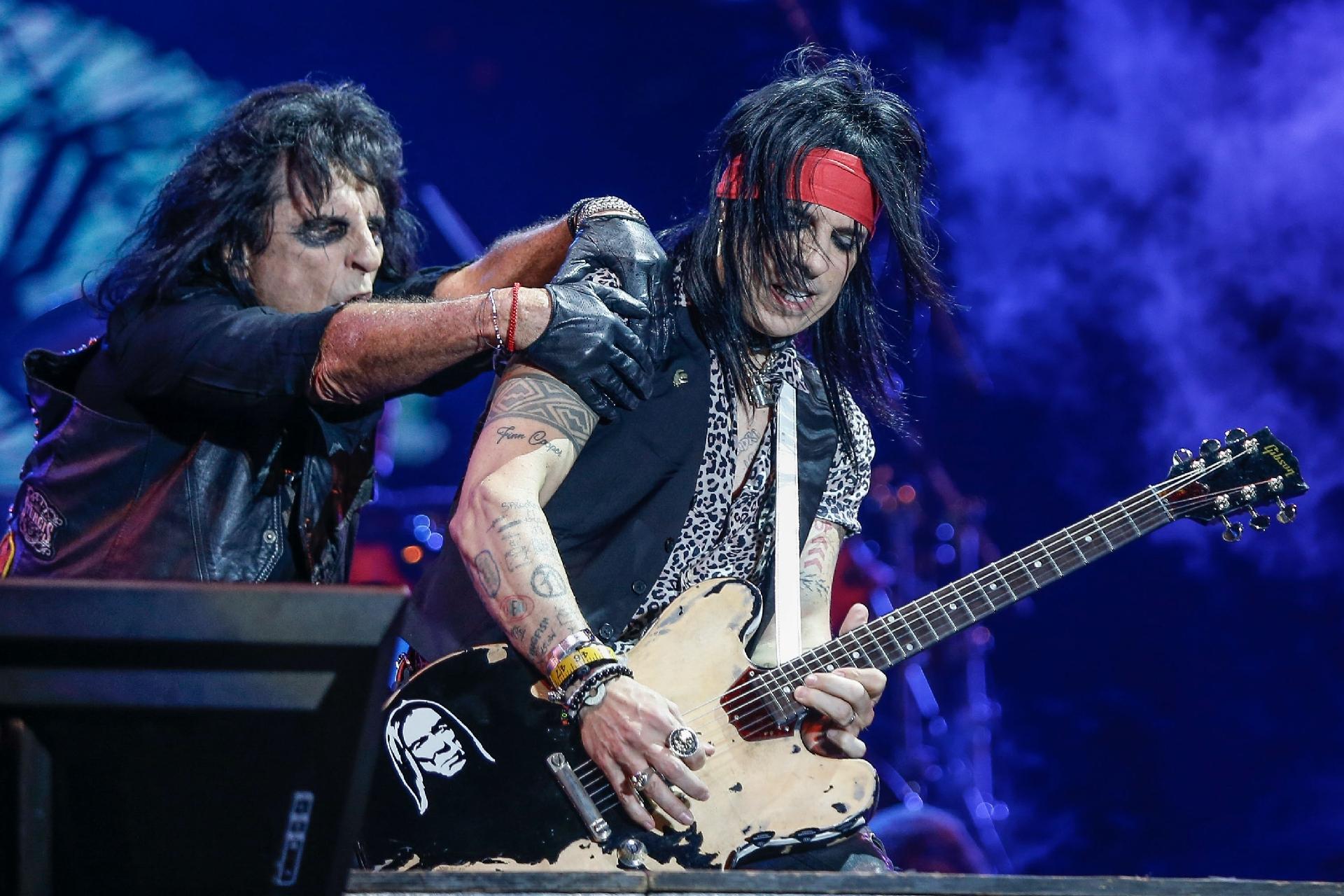 Alice Cooper é a terceira atração a se apresentar no Palco Sunset, no quarto dia do Rock in Rio 2017, realizado no Parque Olímpico, na Barra da Tijuca, zona oeste da cidade - Marco Antonio Teixeira/UOL