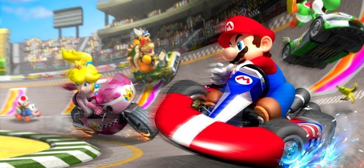 Versão definitiva do jogo, "Mario Kart 8 Deluxe" traz corridas em cenários incríveis com gráficos em alta resolução - e todo o conteúdo extra lançado para o game no Wii U. - Divulgação