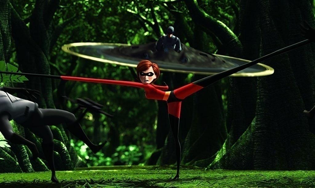 Mulher Elástica em cena de "Os Incríveis" (2004) - Divulgação