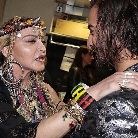 Maluma mostra encontro com Maluma nos bastidores do VMA, em agosto de 2018 - Reprodução/Instagram