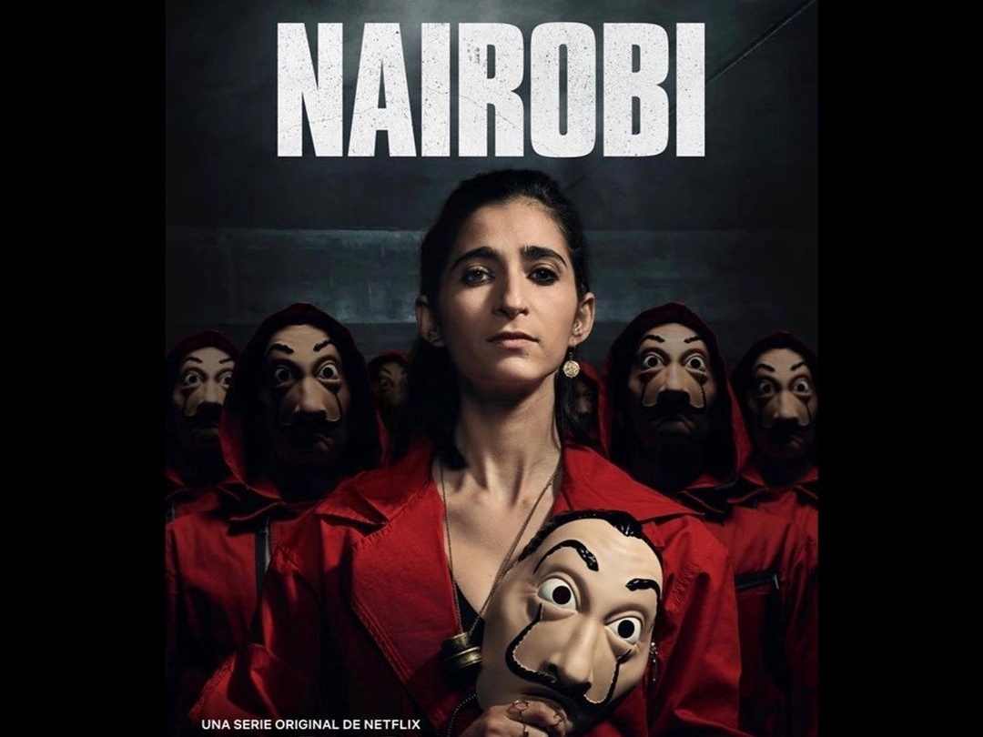 Placa Decorativa Nairóbi Personagem La Casa de Papel Série Netflix