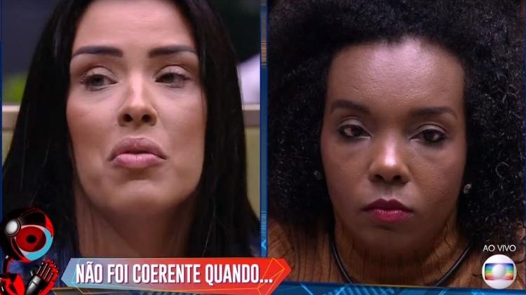 Ivy e Thelma - Reprodução/TV Globo - Reprodução/TV Globo
