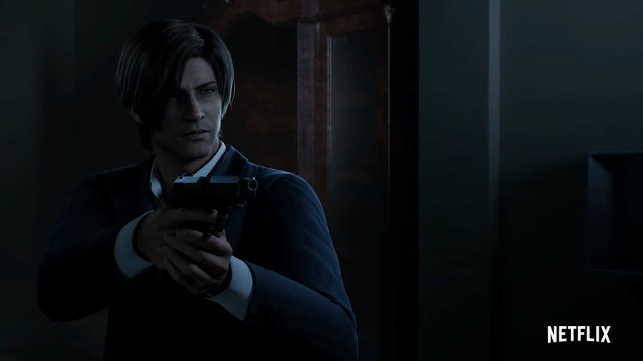 Leon em cena de "Resident Evil: No Escuro Absoluto" - Reprodução/YouTube