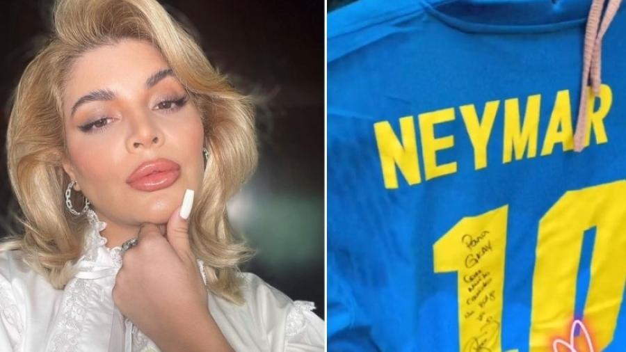 Gkay ganha camisa 10 de Neymar - Reprodução/Instagram