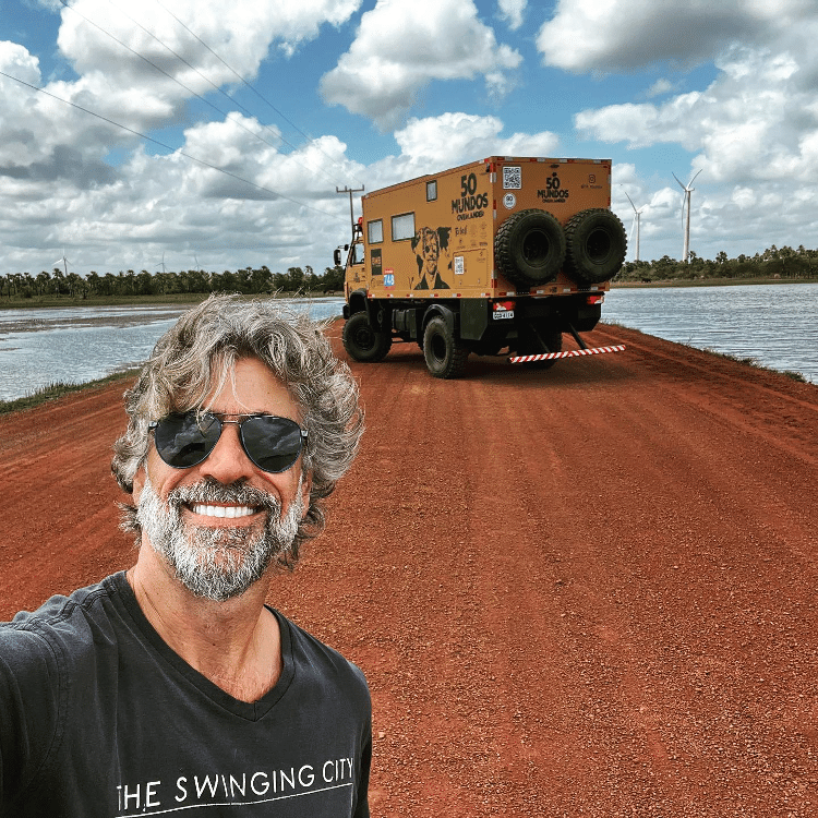 Sergio Plumari - Caminhão - 50 mundos - Instagram/Reprodução - Instagram/Reprodução