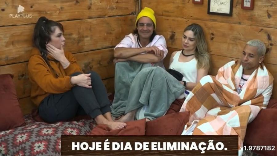 A Fazenda 2023: Rachel faz insinuação sexual em papo na casa da árvore - Reprodução/PlayPlus