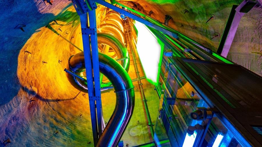 Schlossberg Slide, em Graz, na Áustria