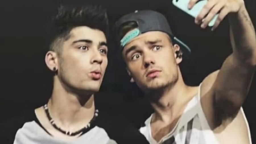 Zayn Malik e Liam Payne na época do One Direction