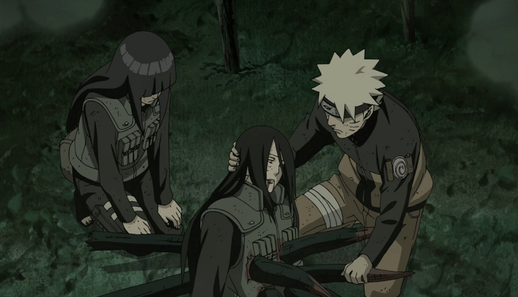 Morte de Neji em "Naruto Shippuden"