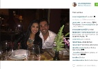 Amanda, do "BBB15", posta foto em jantar romântico com o namorado: "Eu e ele" - Reprodução /Instagram /amandadjehdian