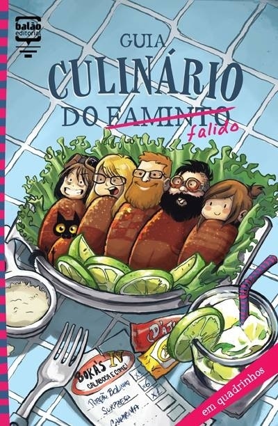 Capa do livro em quadrinhos "Guia Culinário do Falido" (Balão Editorial) - Reprodução